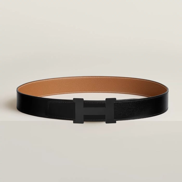 Constance Belt Buckle & Reversible Leather Strap 38 MM