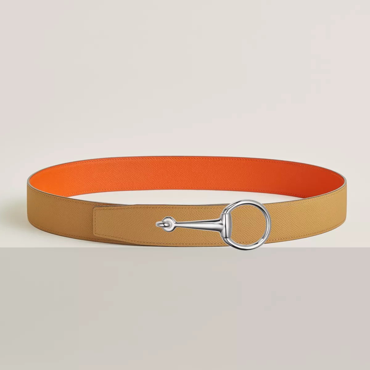 Casaque belt buckle & Reversible leather strap 38 mm