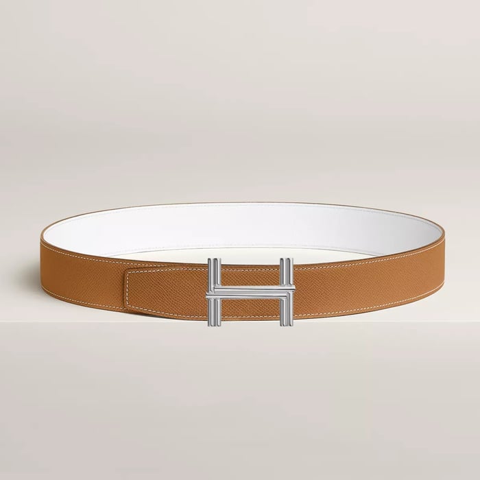 Traverse Belt Buckle & Reversible Leather Strap 38 MM