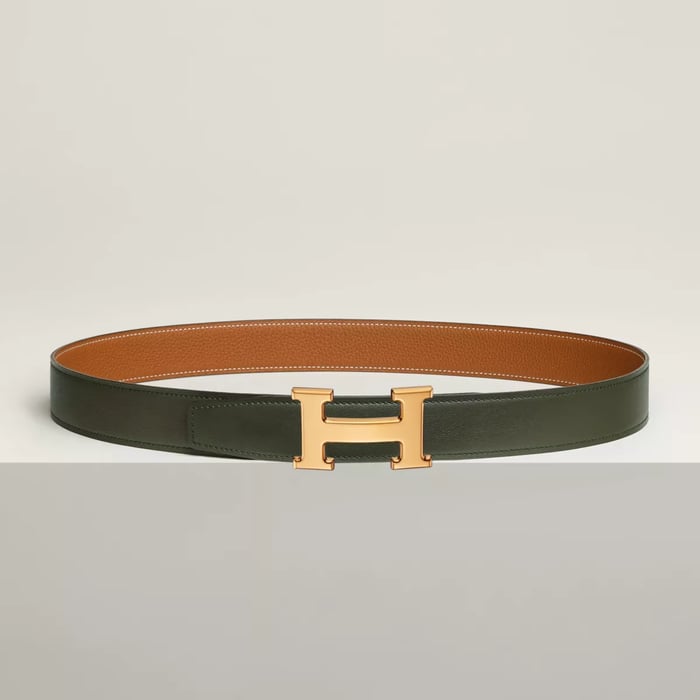 ベルトバックル 《h》 & レザーベルト（キット） 32