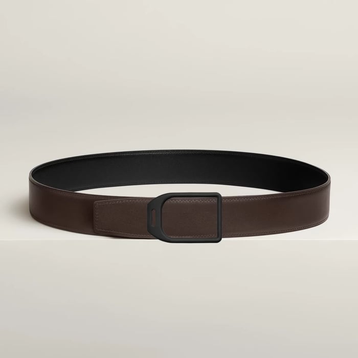 Jockey Belt Buckle & Reversible Leather Strap 38 MM