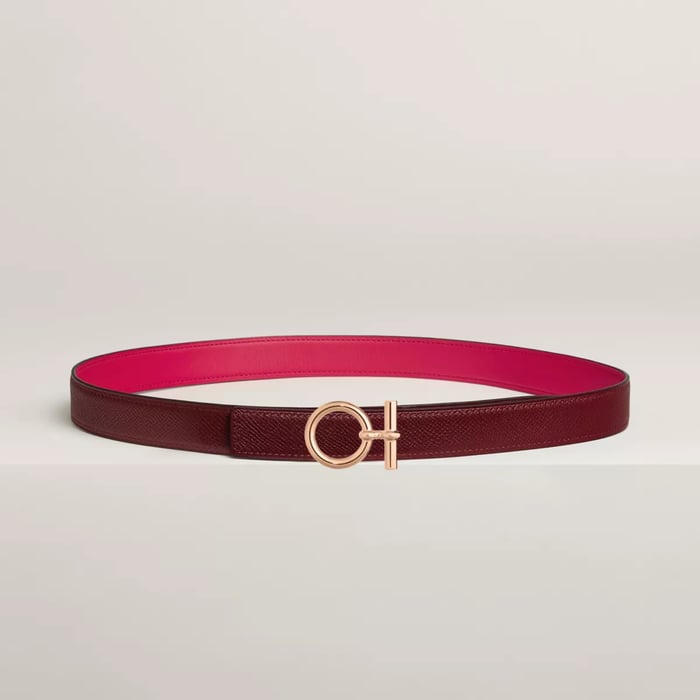 Flot Belt Buckle & Reversible Leather Strap 24 MM