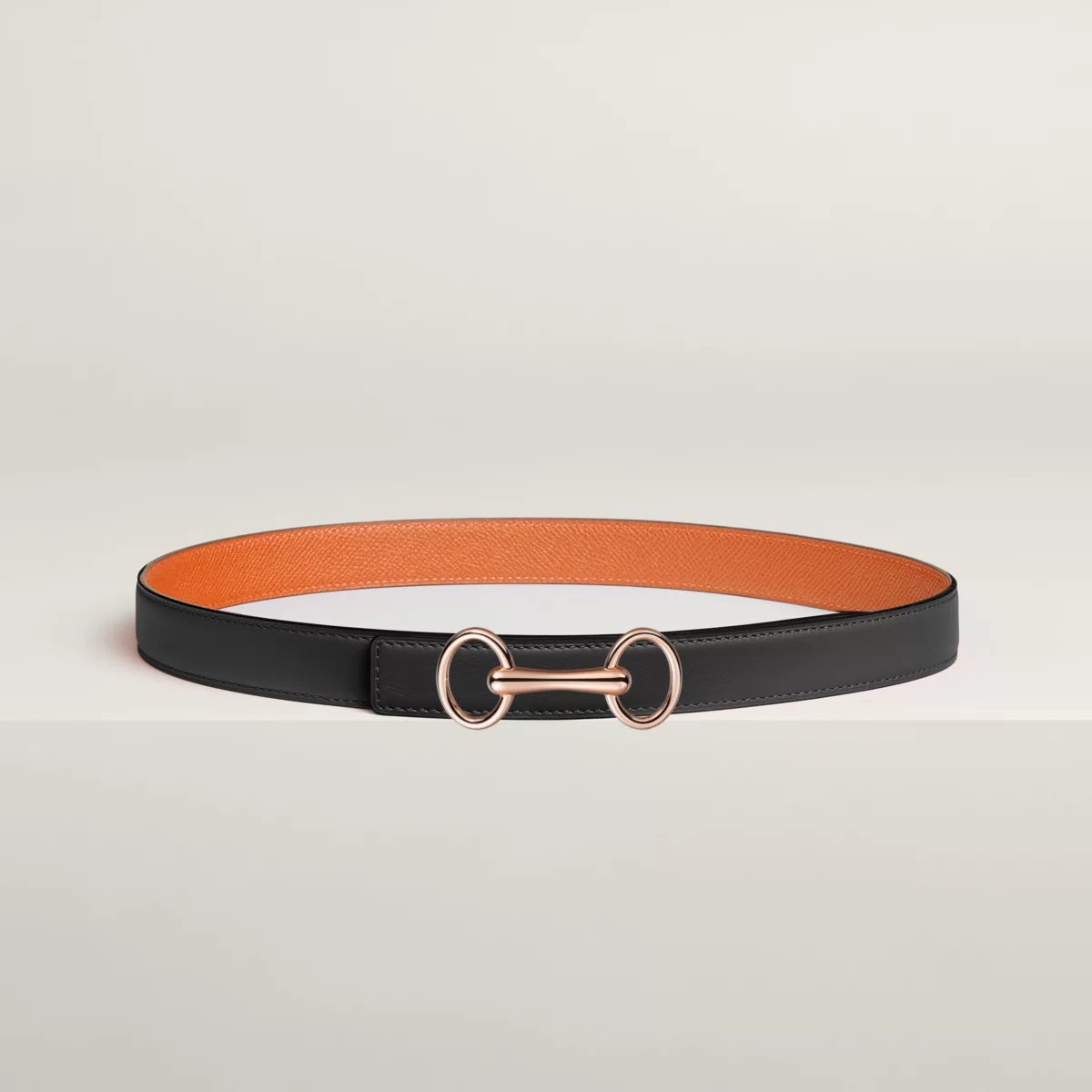 Heritage belt buckle & Reversible leather strap 24 mm