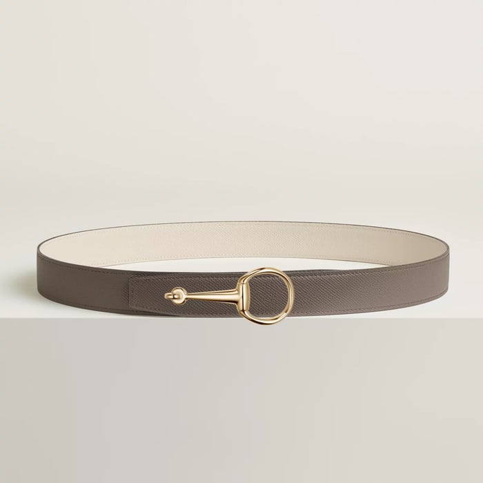 Casaque Belt Buckle & Reversible Leather Strap 32 MM