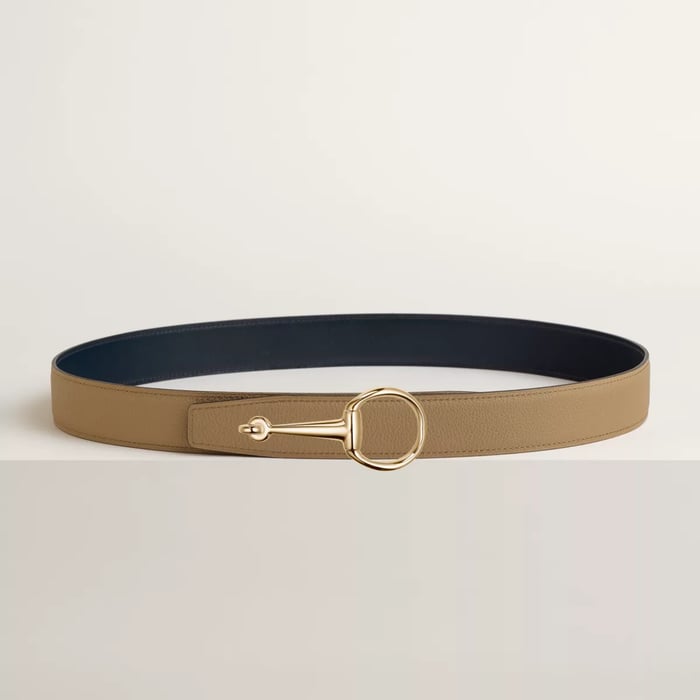 Casaque Belt Buckle & Reversible Leather Strap 32 MM