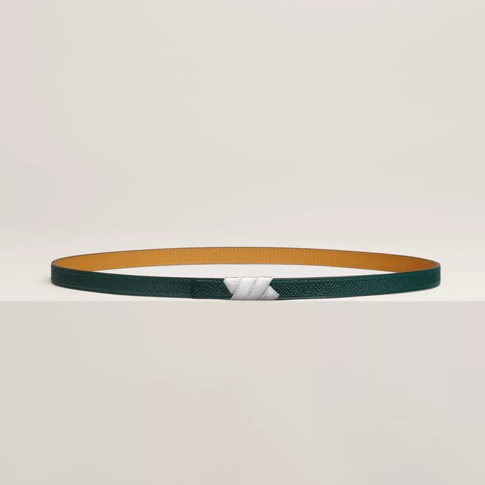 Ruban Belt Buckle & Reversible Leather Strap 13 MM