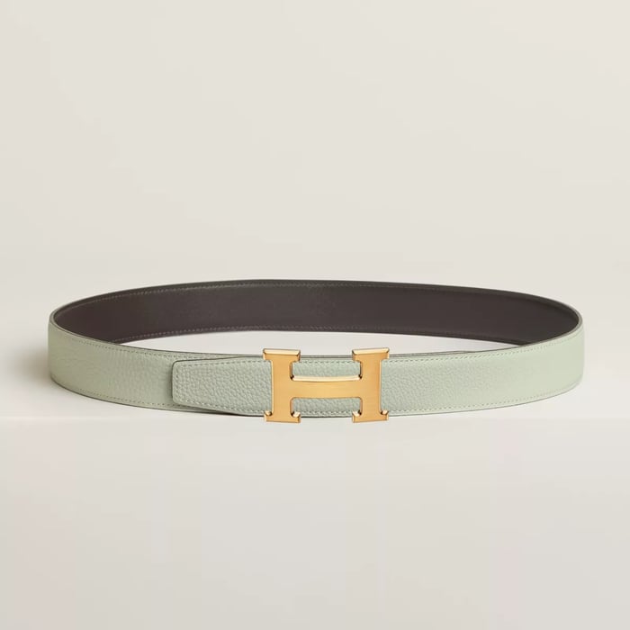 H 벨트 버클 & 리버서블 가죽 스트랩 32mm