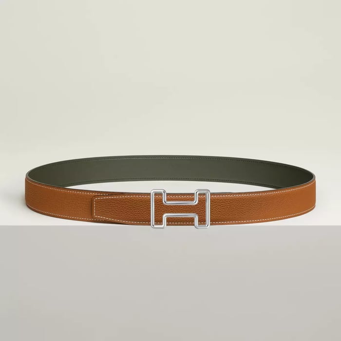 Tonight Belt Buckle & Reversible Leather Strap 32 MM