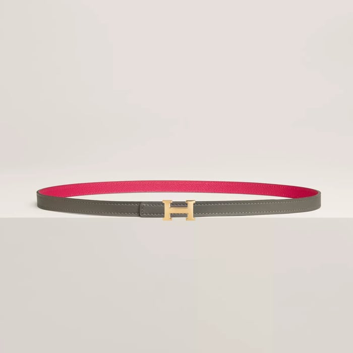 Mini 5382 Belt Buckle & Reversible Leather Strap 13 MM