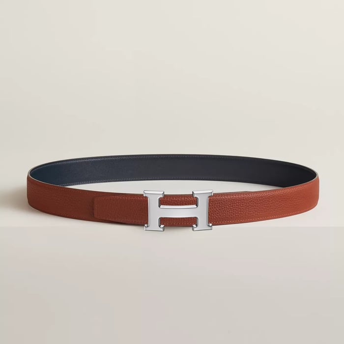 H 벨트 버클 & 리버서블 가죽 스트랩 32mm