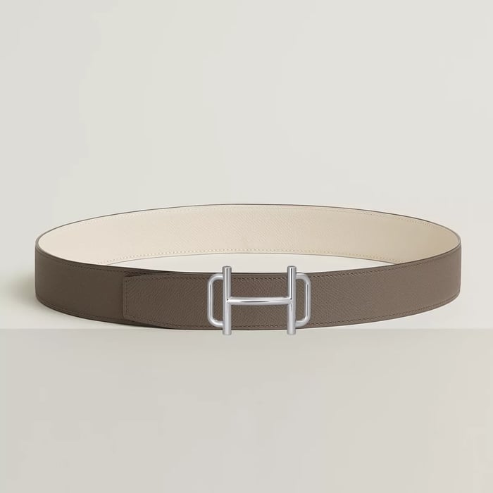 Royal Belt Buckle & Reversible Leather Strap 38 MM