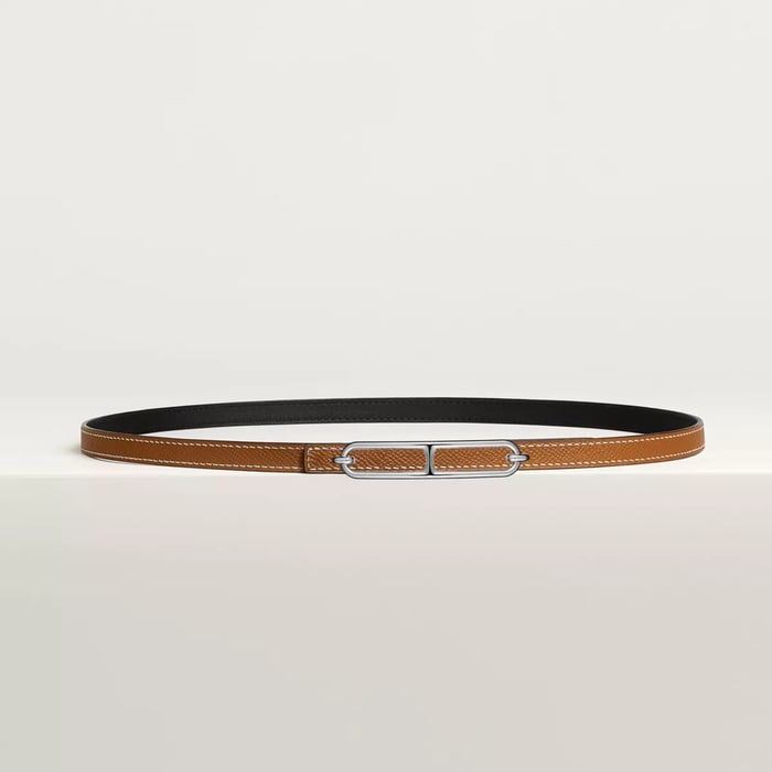 Roulis Belt Buckle & Reversible Leather Strap 13 MM