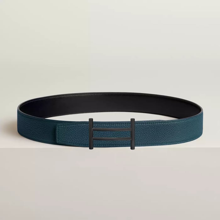 Rider Belt Buckle & Reversible Leather Strap 38 MM