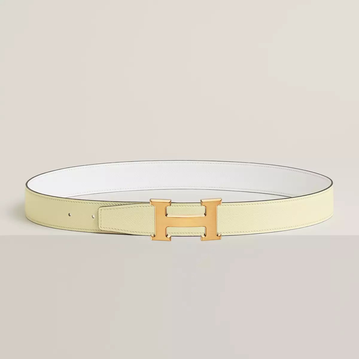 H 벨트 버클 & 리버서블 가죽 스트랩 32mm