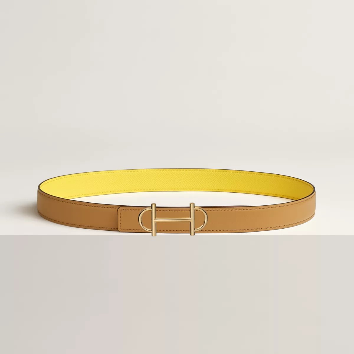 Boucle de ceinture Gamma & Cuir de ceinture réversible 24 mm