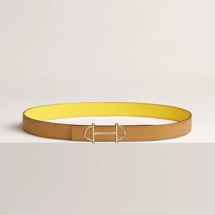 Boucle de ceinture Gamma & Cuir de ceinture réversible 24 mm