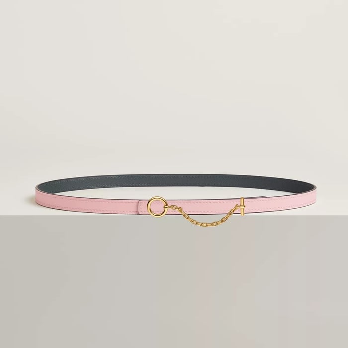 Boucle de ceinture Carrousel & Cuir de ceinture réversible 13 mm