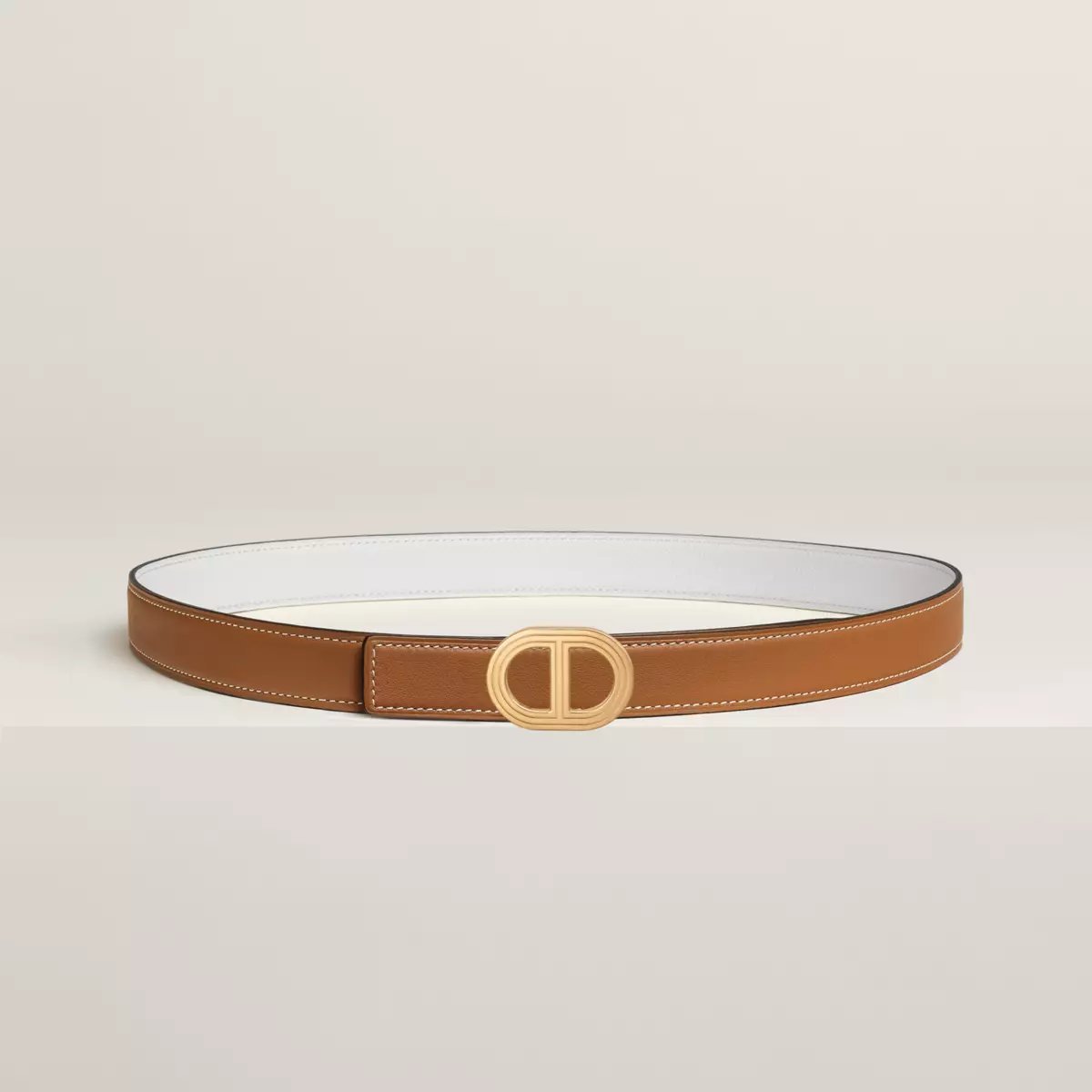 Rivage belt buckle & Reversible leather strap 24 mm