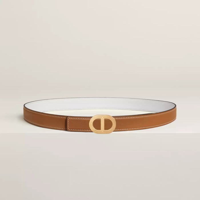 Rivage Belt Buckle & Reversible Leather Strap 24 MM