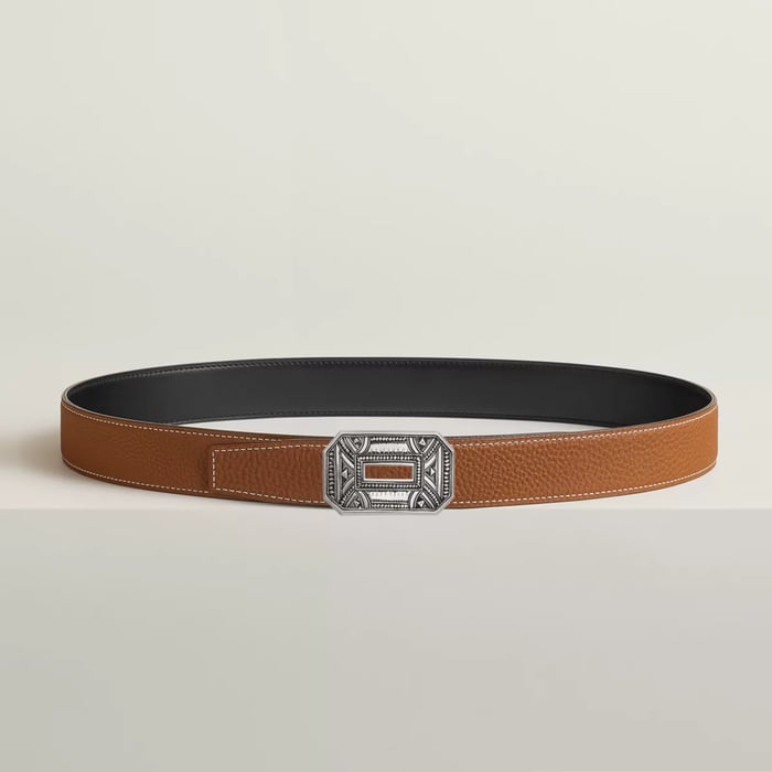 Neo Belt Buckle & Reversible Leather Strap 32 MM