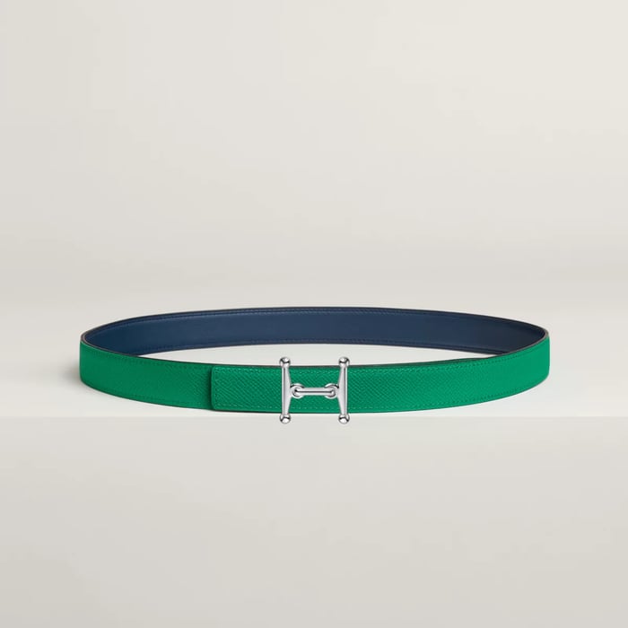 Mors H Belt Buckle & Reversible Leather Strap 24 MM