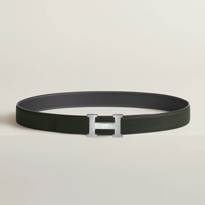 5382 Faubourg Belt Buckle & Reversible Leather Strap 32 MM