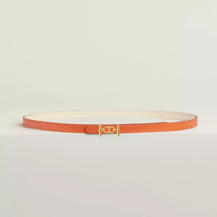 Ancre Belt Buckle & Reversible Leather Strap 13 MM