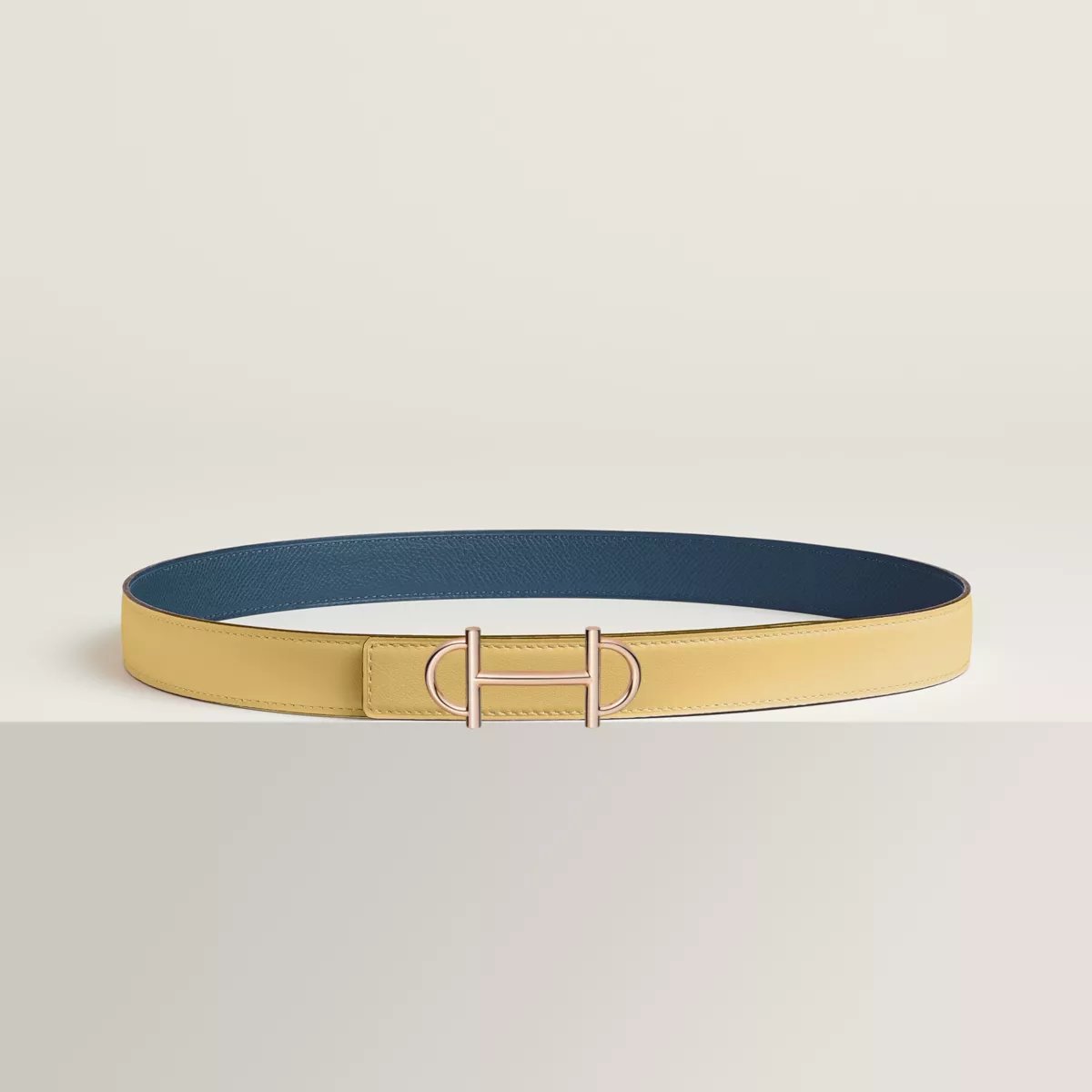 Boucle de ceinture Gamma & Cuir de ceinture réversible 24 mm