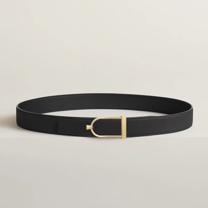 Ecrin Belt Buckle & Reversible Leather Strap 32 MM