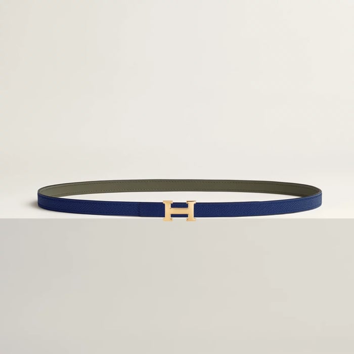 Mini 5382 Belt Buckle & Reversible Leather Strap 13 MM