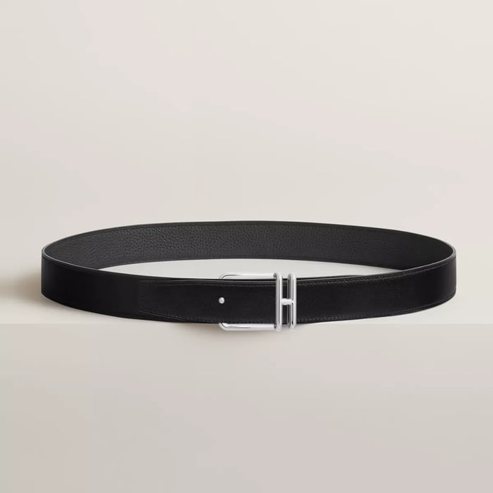 Volte-face Reversible Belt Buckle & Reversible Leather Strap 32 MM