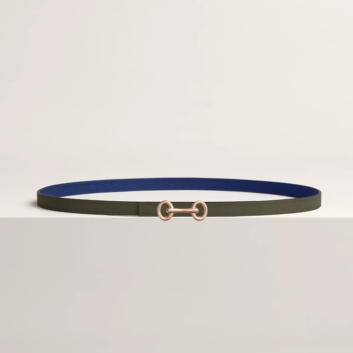 Boucle de ceinture Héritage & Cuir de ceinture réversible 13 mm