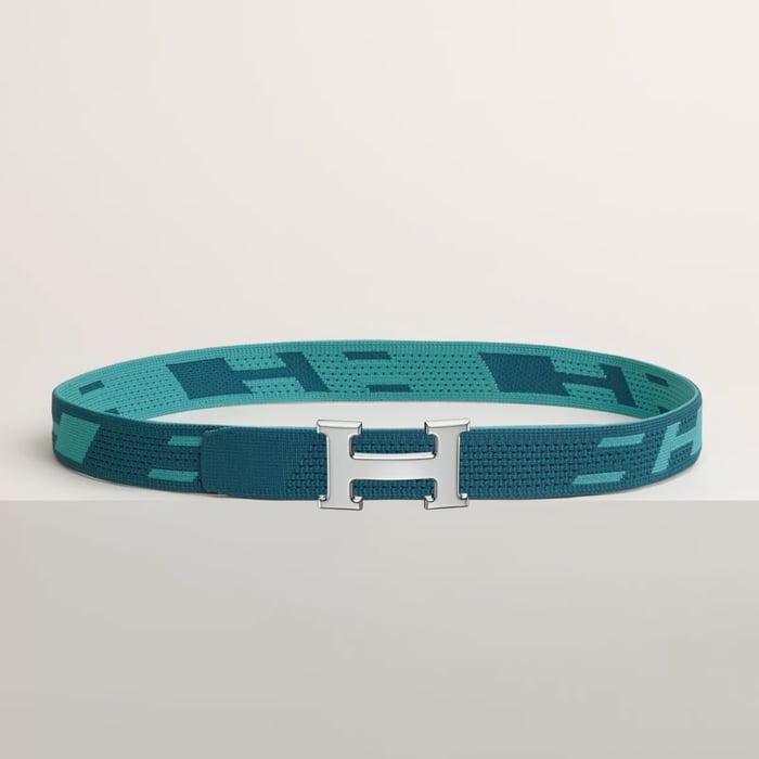 ベルトバックル 《h》 & ニットベルト 《スプリント》 32 MM