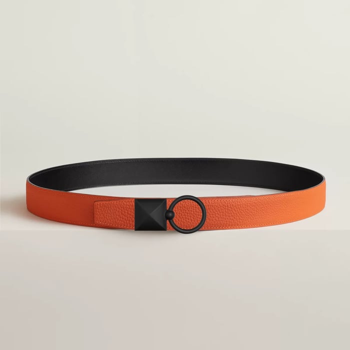 Medor Xo Belt Buckle & Reversible Leather Strap 32 MM