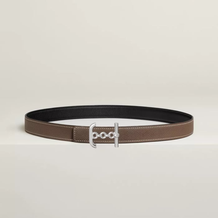 Ancre Marin Belt Buckle & Reversible Leather Strap 24 MM