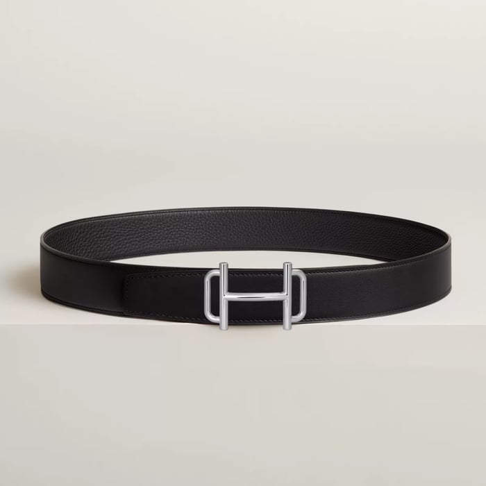 Royal Belt Buckle & Reversible Leather Strap 38 MM