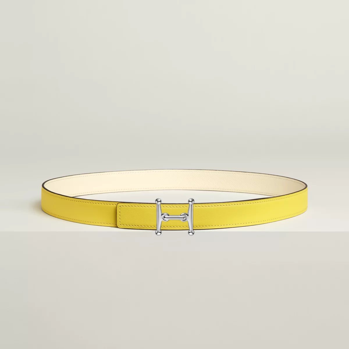 Mors H belt buckle & Reversible leather strap 24 mm