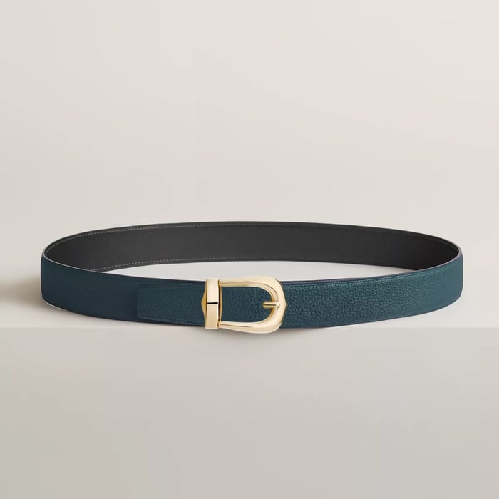 Bride d'Apparat Belt Buckle & Reversible Leather Strap 32 MM