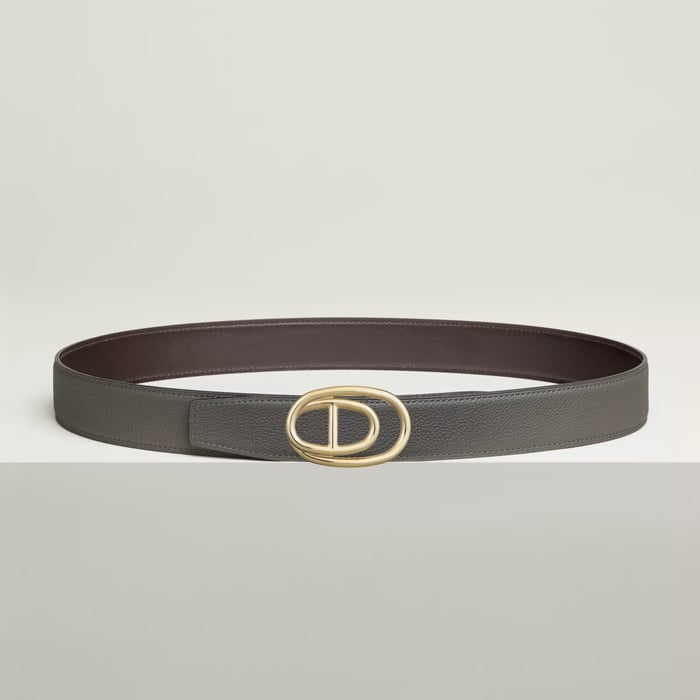 Odyssee Belt Buckle & Reversible Leather Strap 32 MM