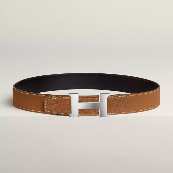 Constance Belt Buckle & Reversible Leather Strap 38 MM