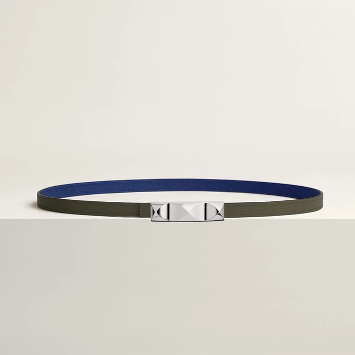 Infini belt buckle & Reversible leather strap 13 mm