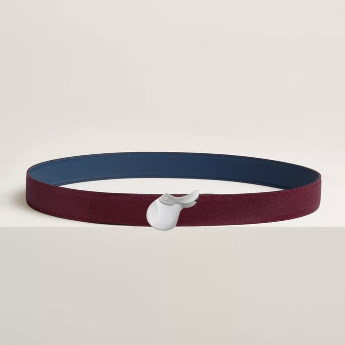 Hippolyte Belt Buckle & Reversible Leather Strap 32 MM