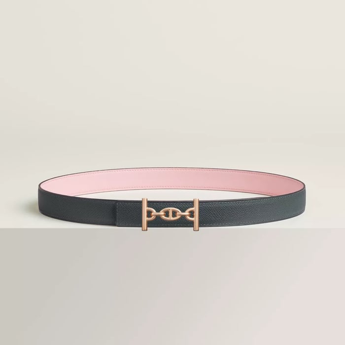 Lagune Belt Buckle & Reversible Leather Strap 24 MM