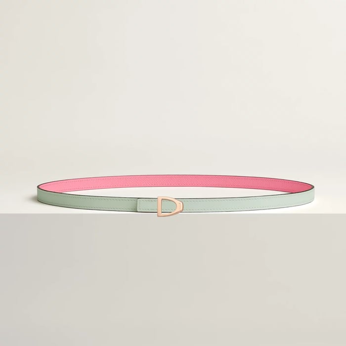 Cavaliere belt buckle & Reversible leather strap 13 mm