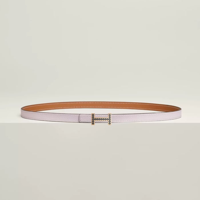 Focus Medor Laquee Belt Buckle & Reversible Leather Strap 13 MM
