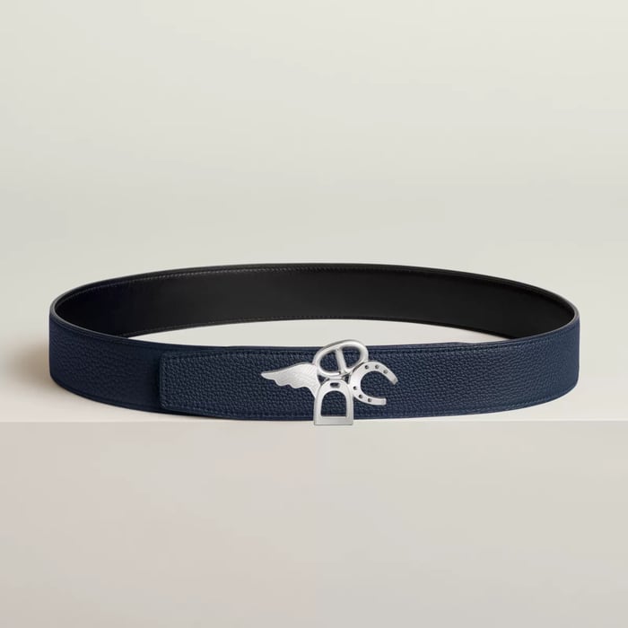 Good Luck Belt Buckle & Reversible Leather Strap 38 MM