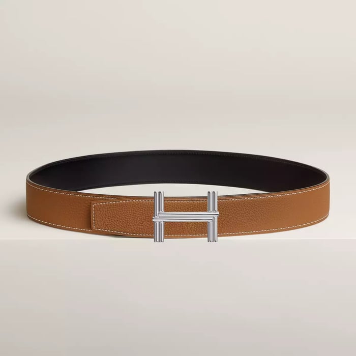 Traverse Belt Buckle & Reversible Leather Strap 38 MM