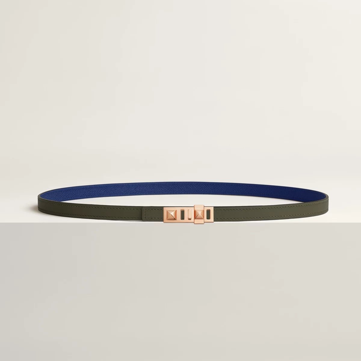 Boucle de ceinture Collier de Chien & Cuir de ceinture réversible 13 mm