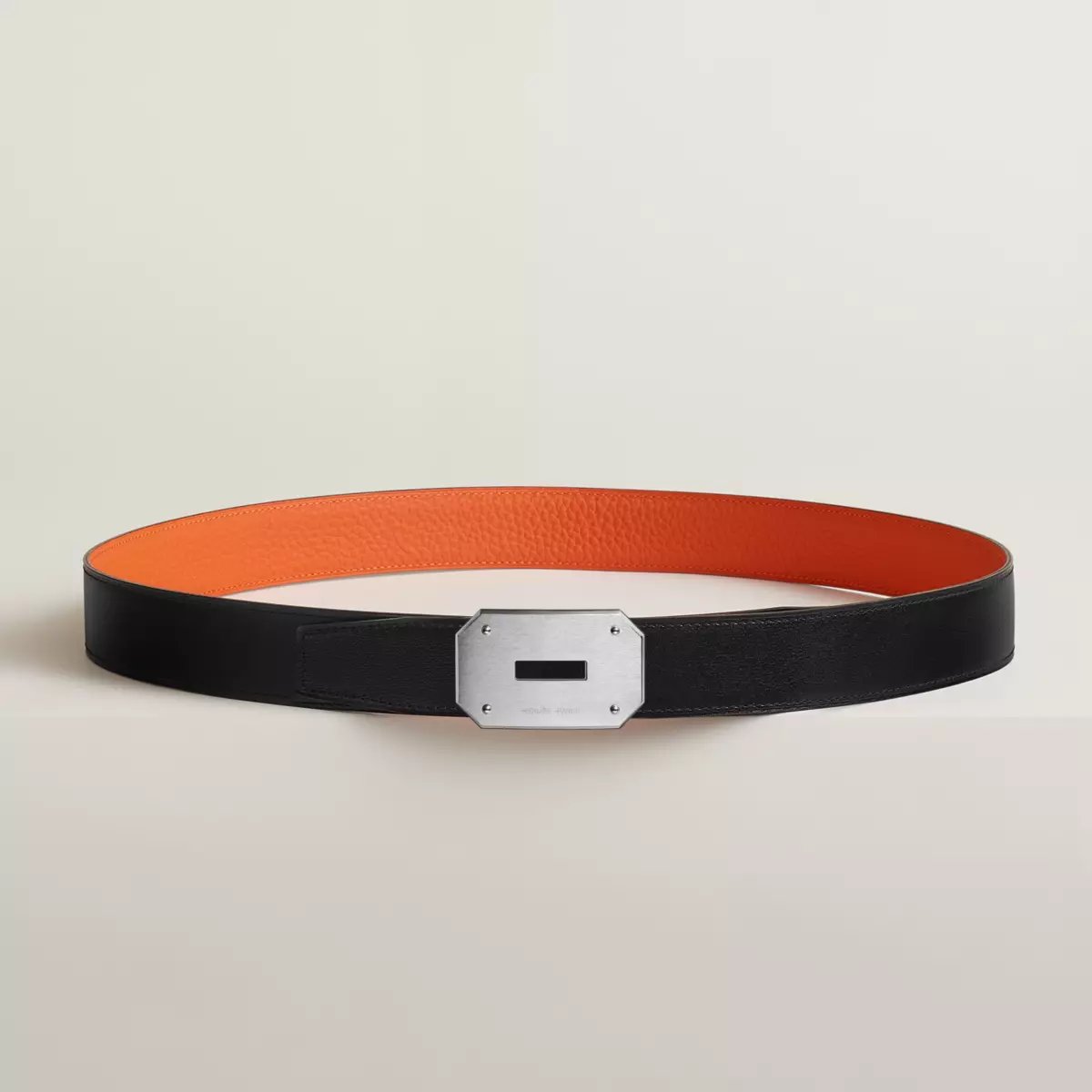 Neo belt buckle & Reversible leather strap 32 mm