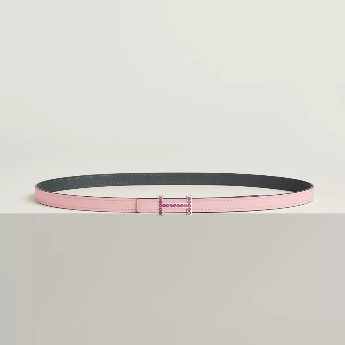 Focus Medor Laquee belt buckle & Reversible leather strap 13 mm